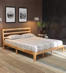 Aurora Queen Bed In Natural Finish