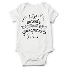 Surprise Pregnancy Announcement For Grandparents Baby Coming Soon Bodysuit Baby Announcement Gifts