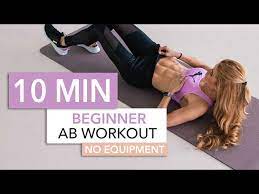 10 min beginner ab workout no