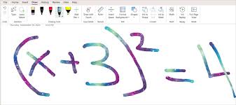 Create Math Equations Using Ink Or Text