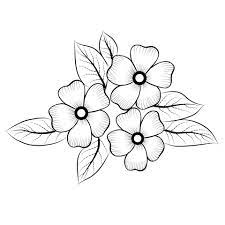 hand drawing flower art