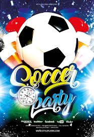 Soccer Party Free Flyer Template Download Flyer Templates