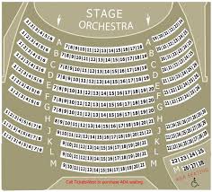Seating Chart Bing Crosby Theater
