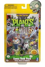 Amazon.com: Plants vs Zombies Comic Book Pack Action Figure, 3
