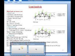 roof truss loads calculation