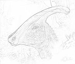 These parasaurolophus colouring pages are absolutely free and available online. Parasaurolophus Coloring Page Mimi Panda