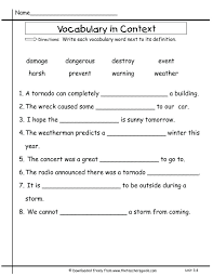 Learn more about the swirling, whirling science behind tornadoes with this wild worksheet. 3rd Grade Vocabulary Worksheets For Educations 2nd Two Step Third Equations Calculator Third Grade Vocabulary Worksheets Worksheets Problem Generator Numeracy Activities For Kindergarten 8 Math Practices Math Worksheet Everyday Mathematics Worksheets