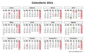Isto pode ser muito prático quando procura uma determinada data (por exemplo quando são as suas. Calendario Laboral Y De Festivos En 2021 Gasteiz Hoy