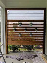 Make An Outdoor Privacy Wall This Weekend