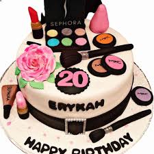 make up birthday cake order