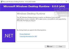 microsoft net desktop runtime