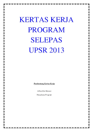 Jadual waktu peperiksaan upsr 2020 murid tahun 6. Program Selepas Upsr 2013