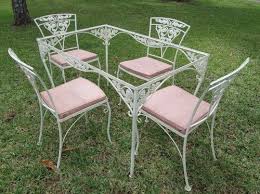 wrought iron patio table chairs off 58