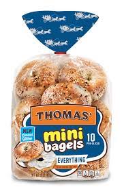 thomas everything mini bagels