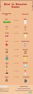 Life Hacks A Handy Stain Removal Chart Useful