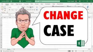 excel change case with or without