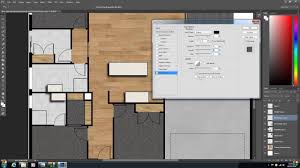 how to create a 2d colour floor plan or