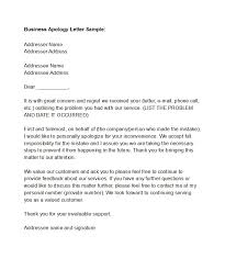 48 Useful Apology Letter Templates Sorry Letter Samples
