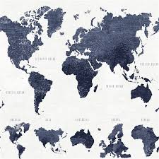 Esta Home Boq World Map Wallpaper