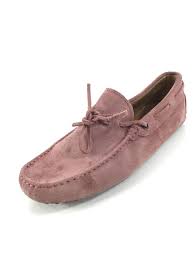 F6 Tods Gommino Pink Suede Driving Loafers Mens Size 6 M