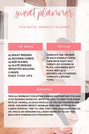 the best postpartum workout routine