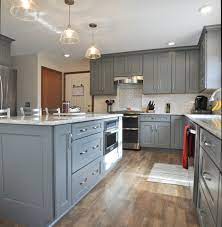 75 vinyl floor kitchen with gray