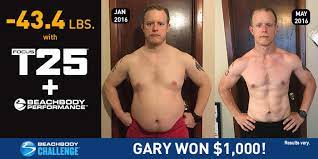 focus t25 results gary lost 43 4