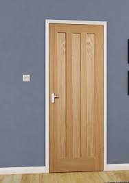 panel unglazed oak veneer internal door