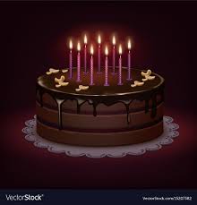 birthday chocolate cake royalty free