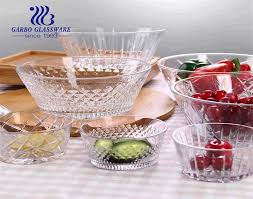 Clear Glass Fruit Bowl T Bowl