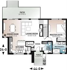 Modern Style House Plan 7489 Magnolia
