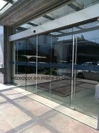 china auto slide glass door automatic