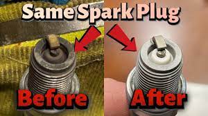 Cleaning Spark Plugs, can they be re-used? - YouTube
