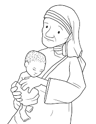 I think that there is no better time to introduce or revisit her incredible wisdom. Blessed Mother Teresa Coloring Pages Mother Teresa Saint Teresa Of Calcutta Coloring Pages
