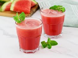 refreshing watermelon rum tail with