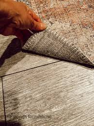 how to make non slip rugs diy method