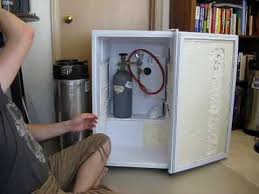 mini fridge into a kegerator