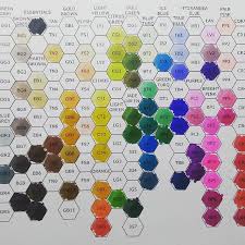 I Made My Own Hex Chart For My Spectrum Noir Markers So I