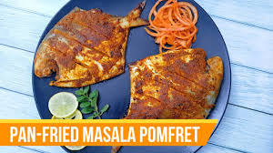 pan fried masala pomfret recipe mads