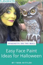 easy halloween face paint ideas