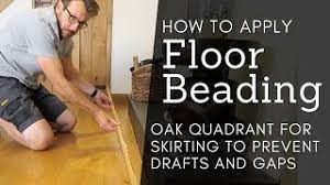 oak floor quadrant beading