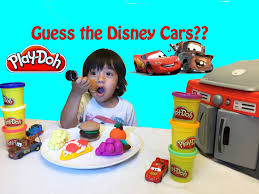 Play Doh Disney Cars Guessing Game Guess Who Lighting Mcqueen Disney Cars Toys Disney Cars Play Doh Cars