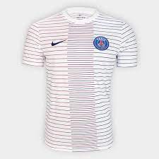 Ao validar ofertas você ajuda o promobit a estar sempre atualizado! Camisa Paris Saint Germain Pre Jogo 19 20 S NÂº Nike Masculina Branco Azul Netshoes