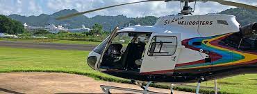 st lucia helicopter shuttle the