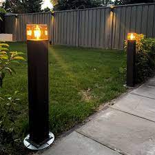 modern standing outdoor lamp 70 cm