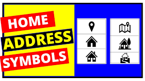 home address symbols in word you