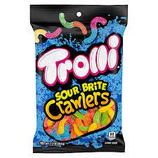 trolli sour brite crawlers gummi candy 7 2 oz bag