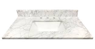 From rustic to modern, you'll find the ideal vanity set to fit your space and your bathroom decor! Tile Top Bianco Carrara 37 Single Bathroom Vanity Top Wayfair