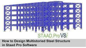 design multistoried steel structure