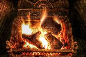 Beautiful Winter Fireplace Oow Wow
